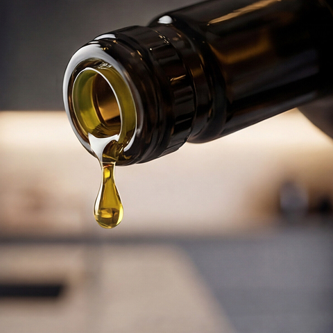 Versata di olio extravergine